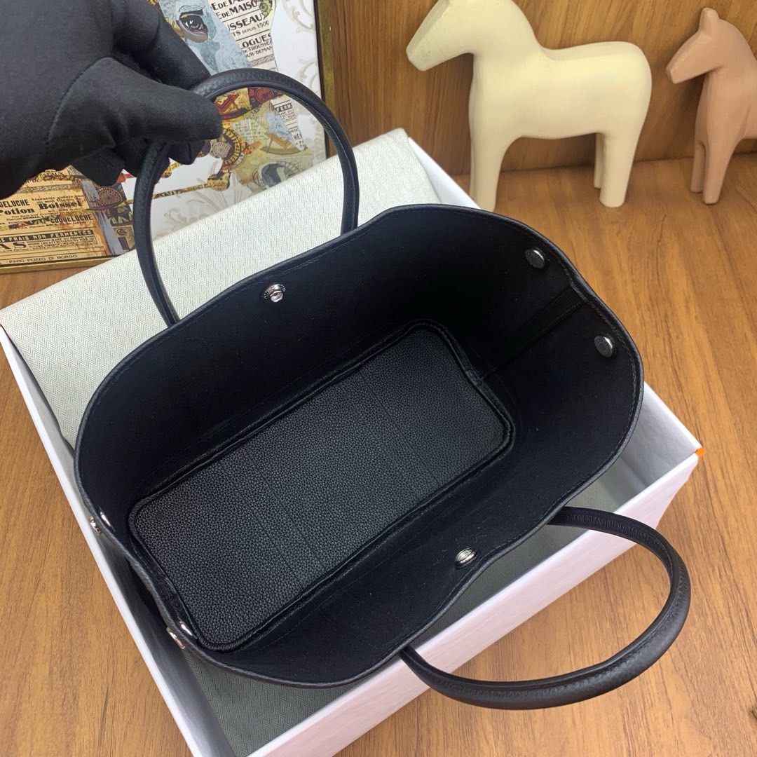 에르메스 가든파티30 블랙 캔버스